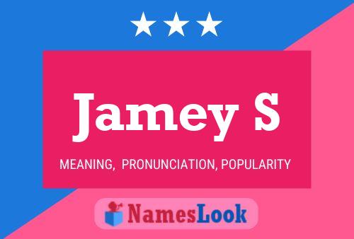 Jamey S Name Poster