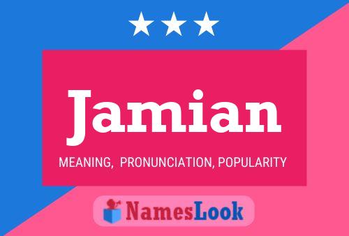 Jamian Name Poster