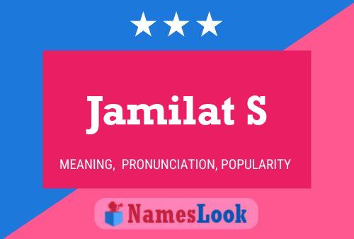 Jamilat S Name Poster