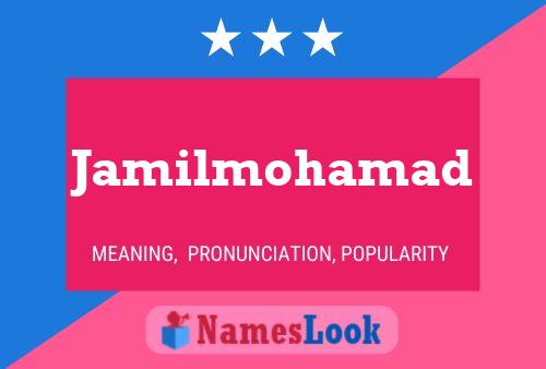 Jamilmohamad Name Poster