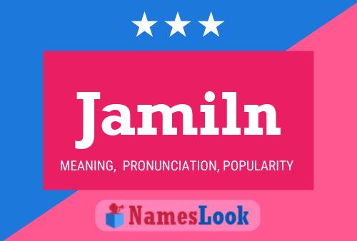 Jamiln Name Poster