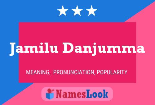 Jamilu Danjumma Name Poster