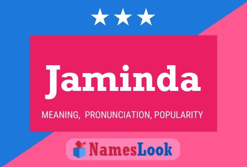 Jaminda Name Poster