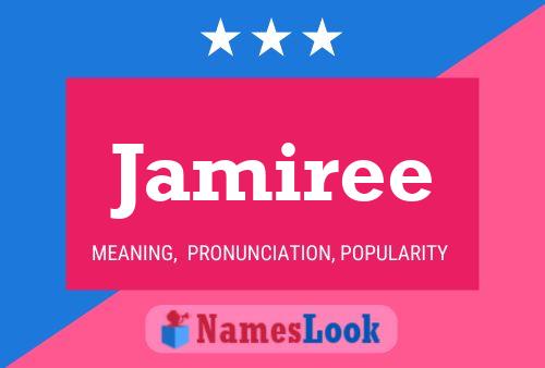 Jamiree Name Poster