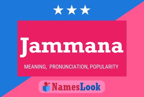 Jammana Name Poster