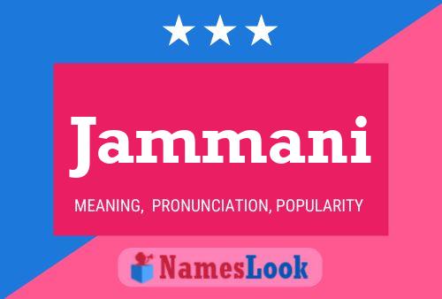 Jammani Name Poster