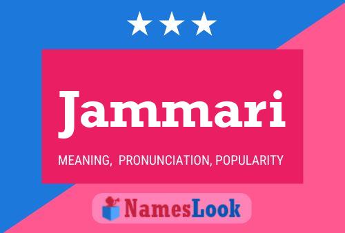 Jammari Name Poster