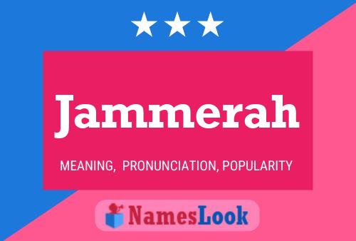 Jammerah Name Poster