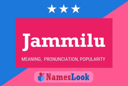 Jammilu Name Poster