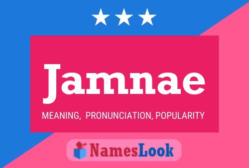 Jamnae Name Poster