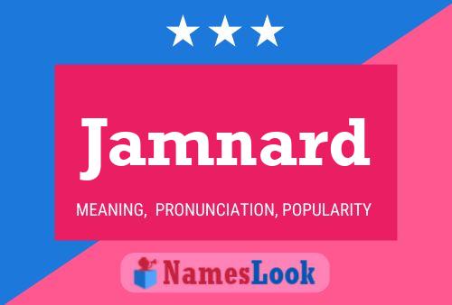 Jamnard Name Poster