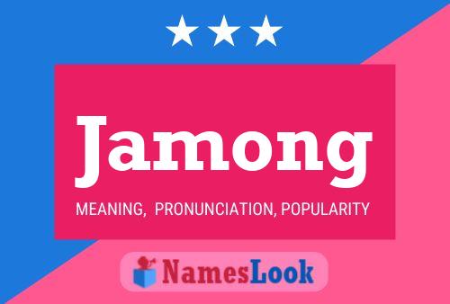 Jamong Name Poster