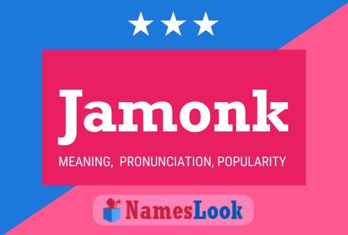 Jamonk Name Poster