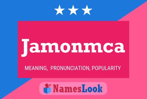 Jamonmca Name Poster