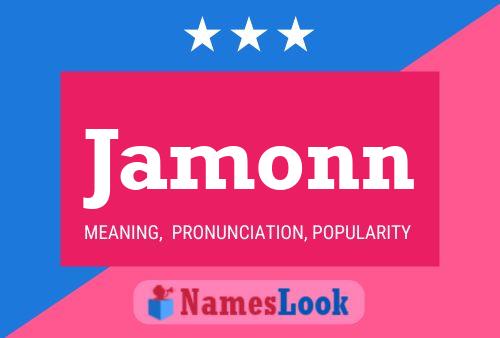 Jamonn Name Poster