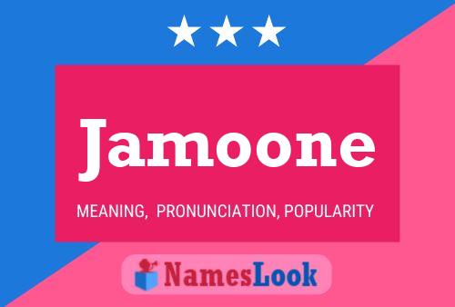 Jamoone Name Poster