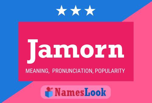 Jamorn Name Poster