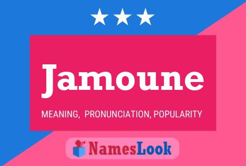 Jamoune Name Poster