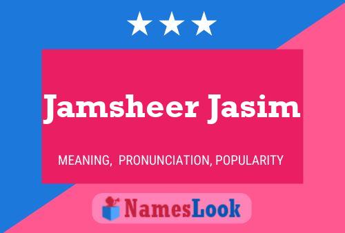 Jamsheer Jasim Name Poster