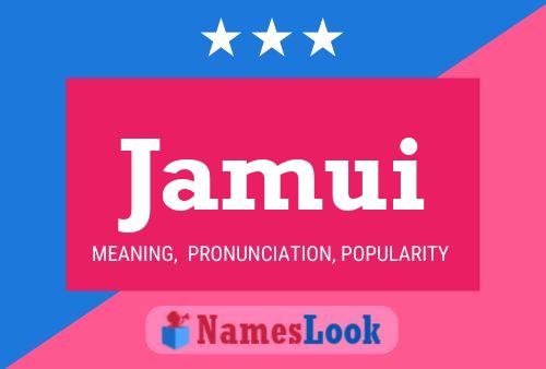 Jamui Name Poster