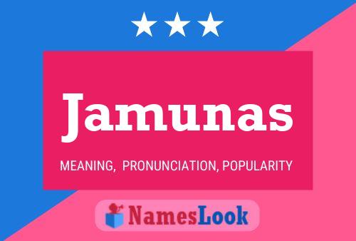 Jamunas Name Poster