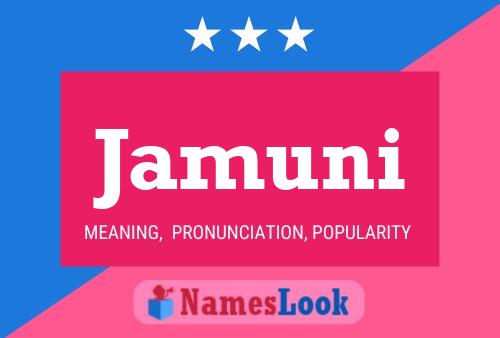 Jamuni Name Poster