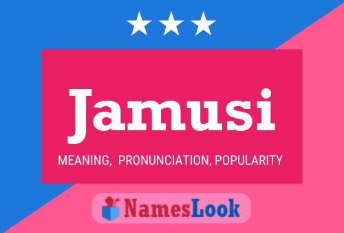 Jamusi Name Poster