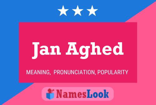 Jan Aghed Name Poster