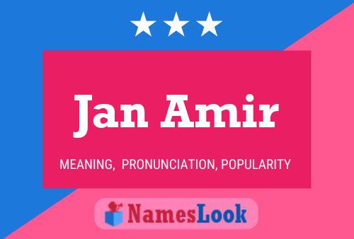 Jan Amir Name Poster