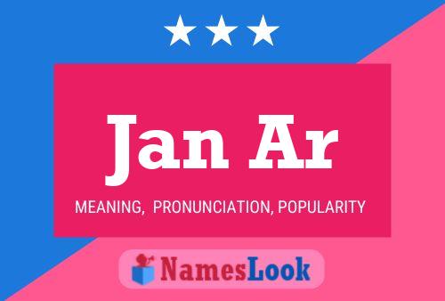 Jan Ar Name Poster