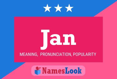 Jan Name Poster