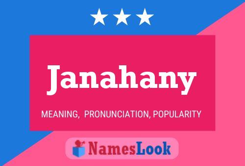 Janahany Name Poster