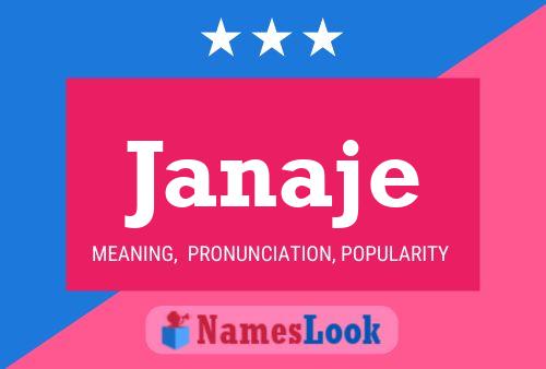 Janaje Name Poster