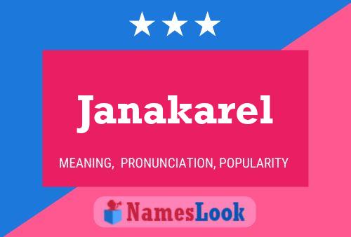 Janakarel Name Poster