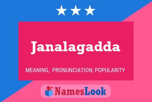 Janalagadda Name Poster