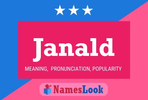 Janald Name Poster