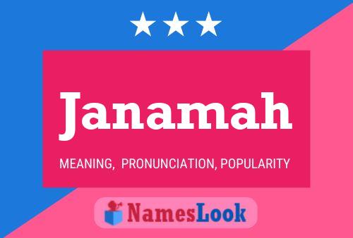 Janamah Name Poster