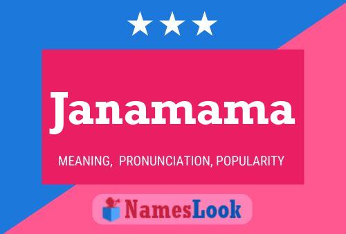 Janamama Name Poster