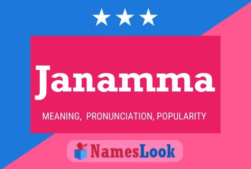 Janamma Name Poster