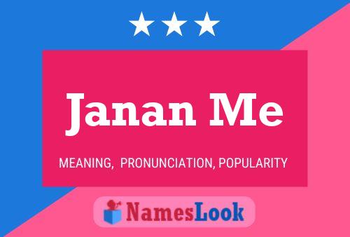 Janan Me Name Poster