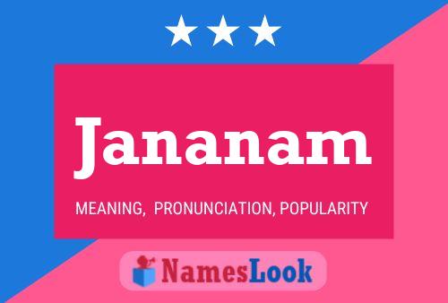 Jananam Name Poster