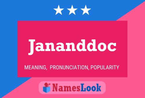 Jananddoc Name Poster