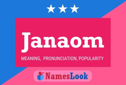 Janaom Name Poster