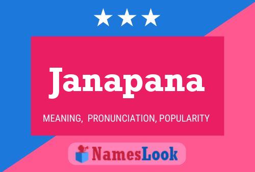 Janapana Name Poster