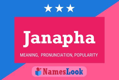 Janapha Name Poster