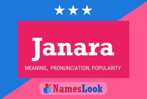 Janara Name Poster