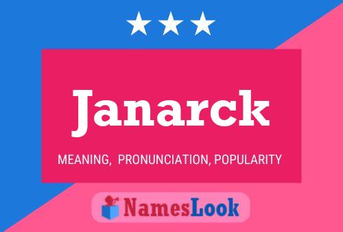 Janarck Name Poster