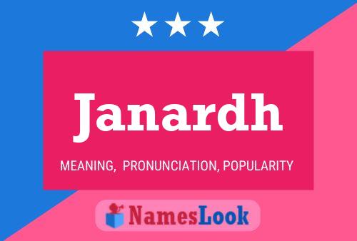 Janardh Name Poster