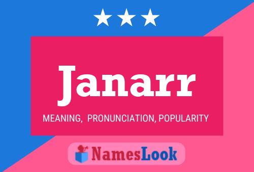 Janarr Name Poster