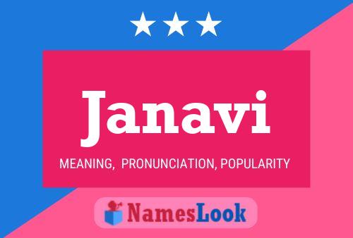 Janavi Name Poster